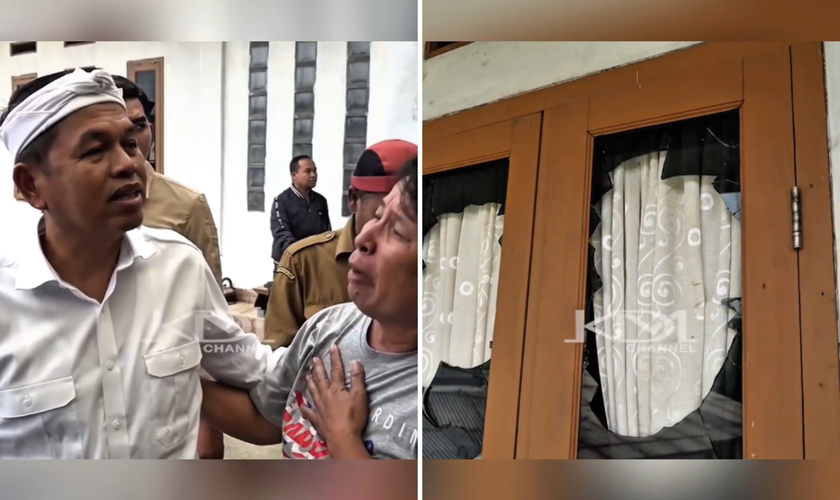 Governador de Jabar visitou a casa invadida e atacada em Cidahu. (Captura de tela/Instagram/sukabumi_satu)