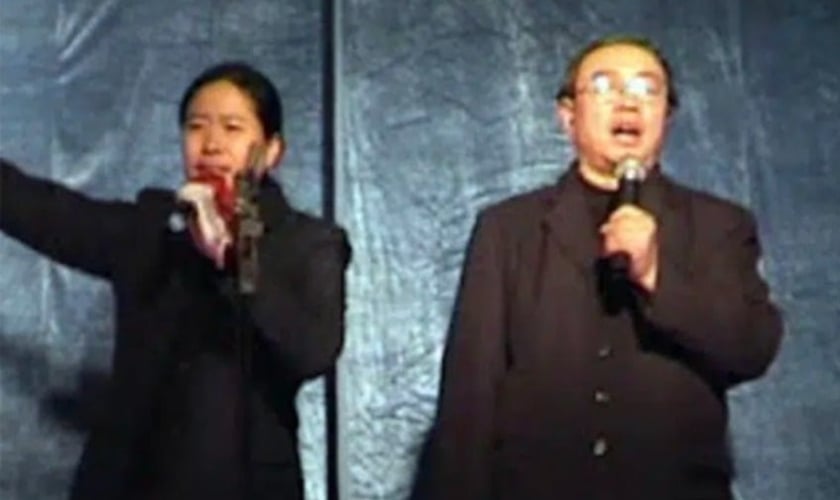 Pra. Yang e seu marido, Pr. Wang. (Foto: Reprodução/ChinaAid).