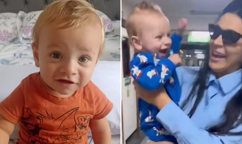 Eliza e Enrico. (Foto ReproduçãoInstagramEliza Bravin)