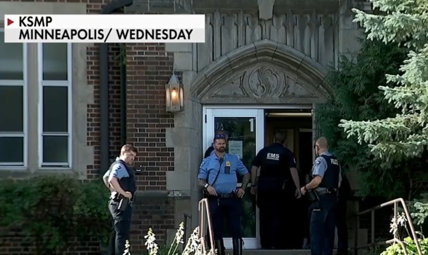 Igreja da Anunciação, onde um atirador abriu fogo na semana passada. (Foto: Reprodução/Fox News).