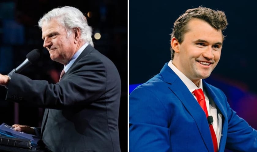 Franklin destacou o legado de fé deixado por Charlie Kirk. (Foto: BGEA/Turning Point USA).