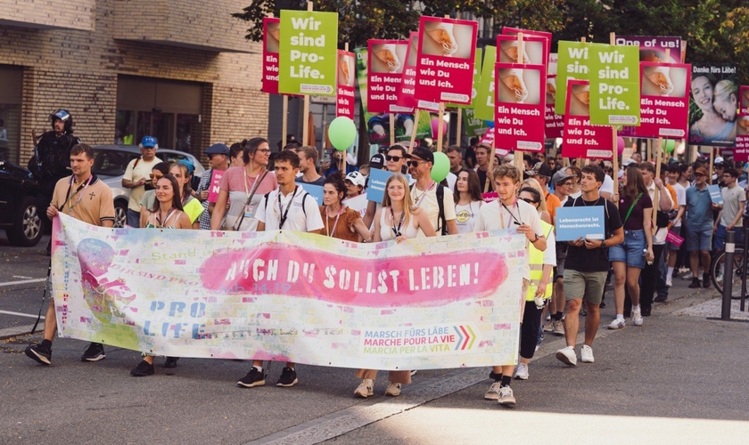 Marcha Pela Vida 2025 em Zurique, Suíça. (Foto: Marcha pela Vida)
