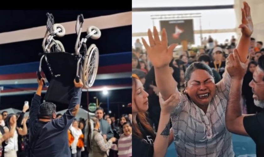 Muitos foram salvos e curados na cruzada. (Foto: Reprodução/Instagram/Revival Latino).