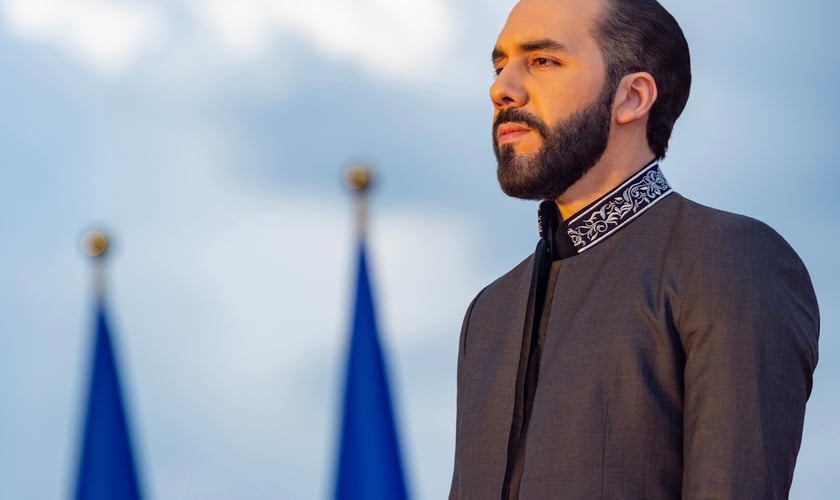 Nayib Bukele durante discurso em comemoração ao 203º aniversário da independência de El Salvador. (Foto: Wikimedia Commons)