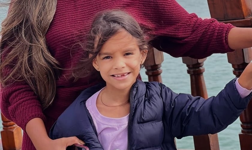 A pequena Cecília Cândido Duarte. (Foto: Arquivo pessoal)