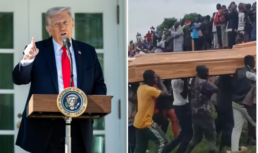 Donald Trump; funeral de cristãos assassinados na Nigéria. (Foto: White House / Instagram/Hananya Naftali)