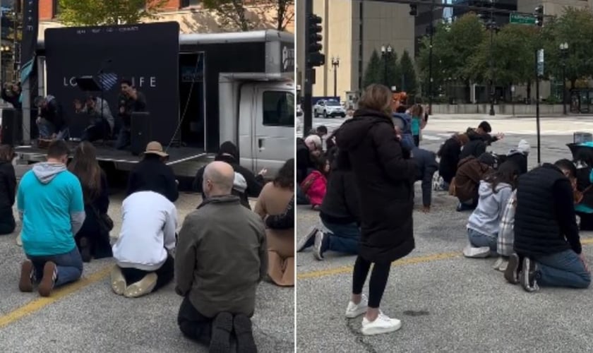  As vidas salvas são resultado da intercessão de um grupo de cristãos em Chicago. (Foto: Reprodução/Instagram/Juan-Elias Riesco).