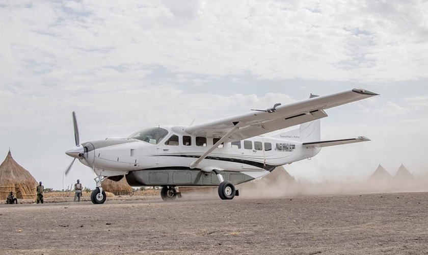 O avião foi resgatado e não houve registro de feridos graves. (Foto: Reprodução/Samaritan's Purse)