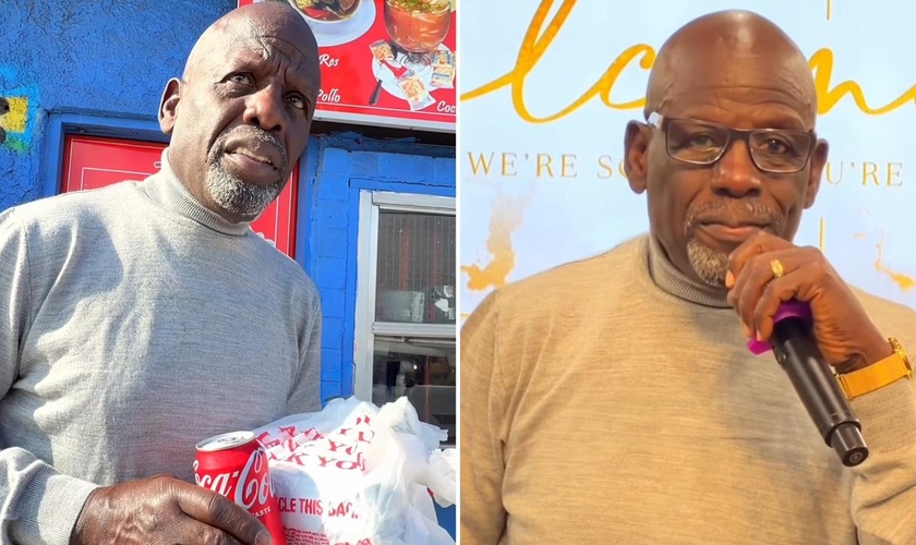 O pastor nas ruas. (Foto: Reprodução/Instagram/Jimmy Darts)