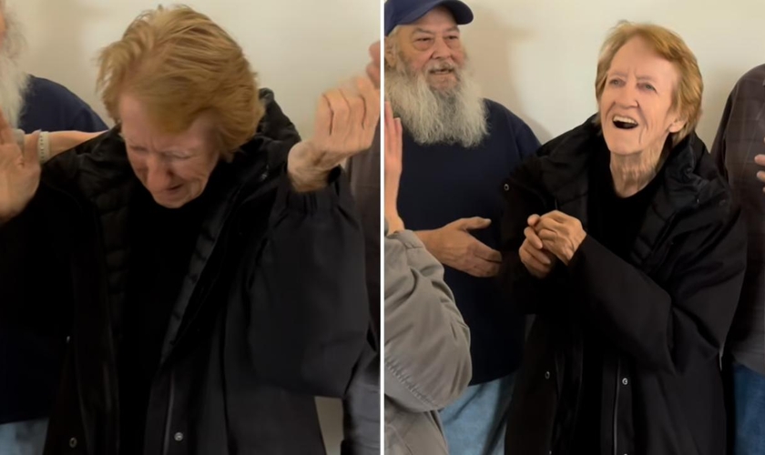 A idosa foi curada instantaneamente após as orações. (Foto: Reprodução/Instagram/Revival House)