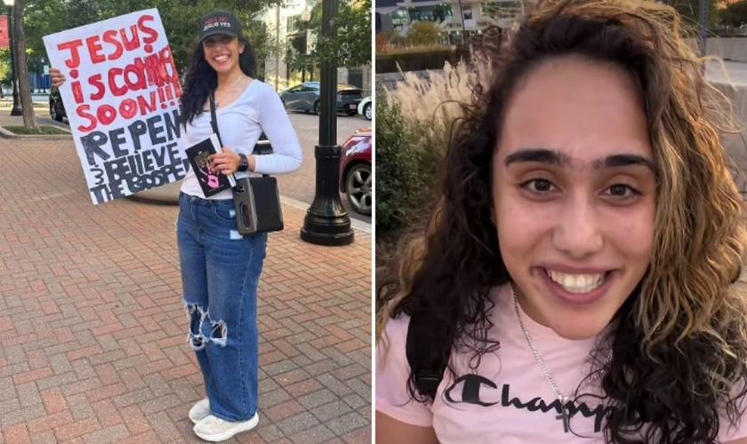 Sara Alzaiem. (Foto: Reprodução/Instagram/Sara Alzaiem/Sean Feucht)