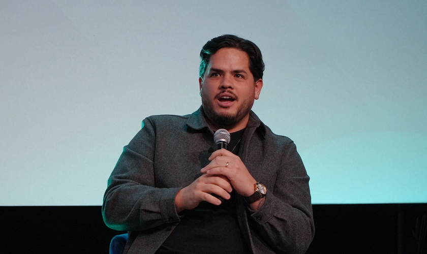 Roney Lemes na Igreja Zion, em Lisboa. (Foto: Guiame)