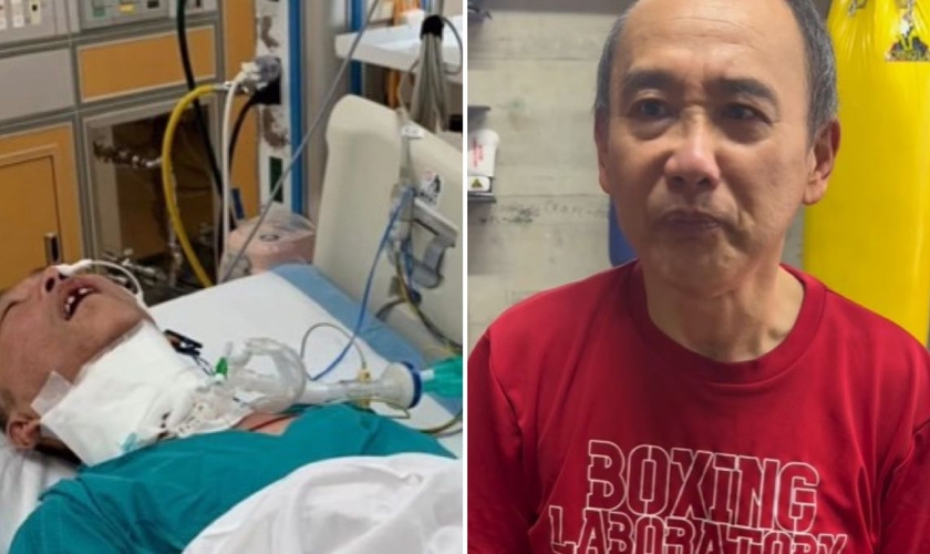 O japonês testemunhou sua fé em Jesus. (Foto: Reprodução/Instagram/Marcos Sogabe)