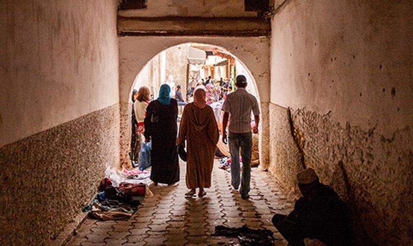 Cristãos vivem em silêncio no Marrocos. (Foto: Open Doors)
