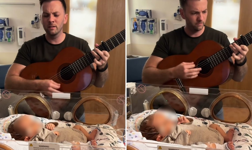 Daniel Van Horn e o filho. (Foto: Reprodução/Instagram/Daniel Van Horn)