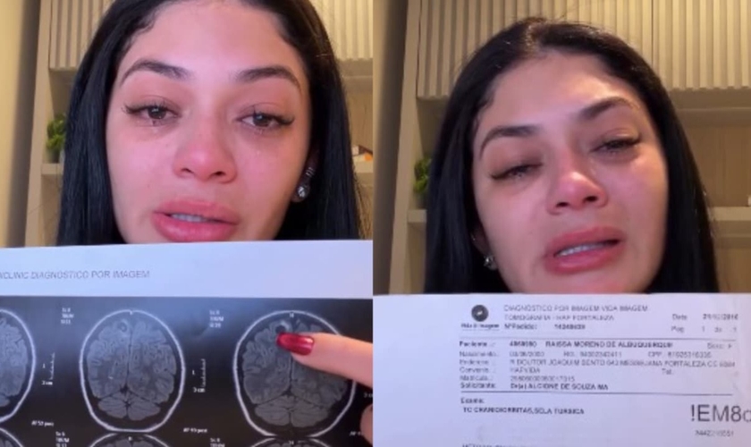 Rayssa Buq foi milagrosamente curada. (Foto: Reprodução/Instagram/Rayssa Buq).