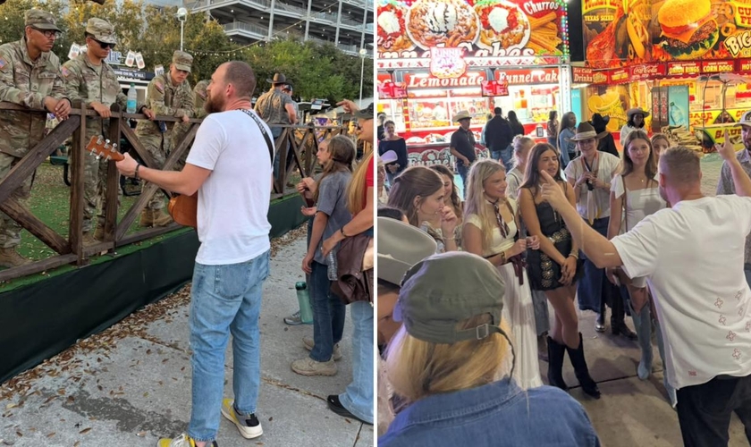 Muitos receberam orações nas ruas e foram tocados pelos Senhor. (Foto: Reprodução/Instagram/Philip Renner)