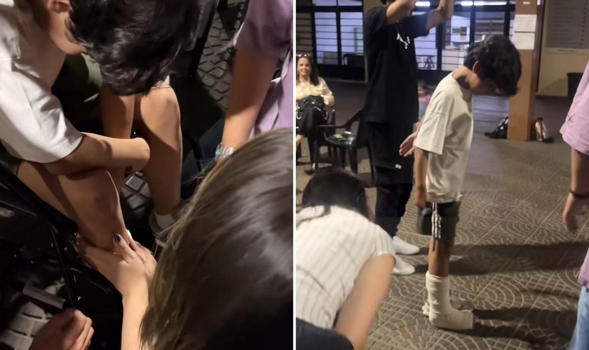 Augusto foi curado após orações. (Foto: Reprodução/Instagram/Jey Reis)