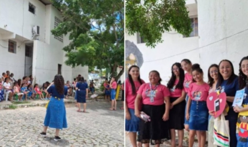 A Escola Bíblica acontece em praças e debaixo de árvores, em Campina Grande. (Foto: CPAD News).