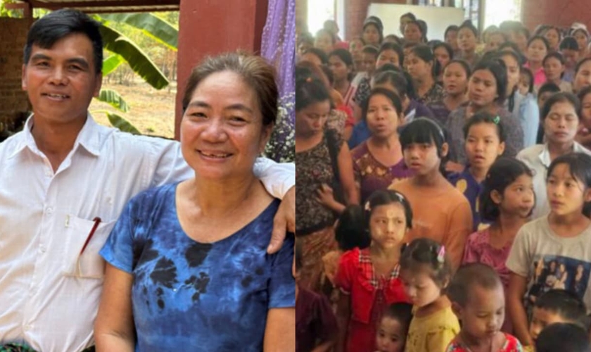 Joe e San anunciam Jesus ao seu povo. (Foto: God Reports).