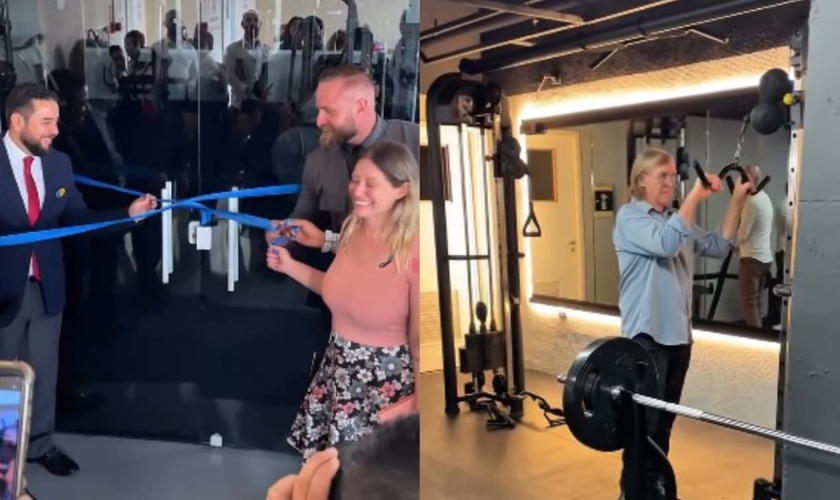 A academia é um projeto social da Igreja Adventista de Curitiba. (Foto: Reprodução/Instagram/Ellen Cristine).