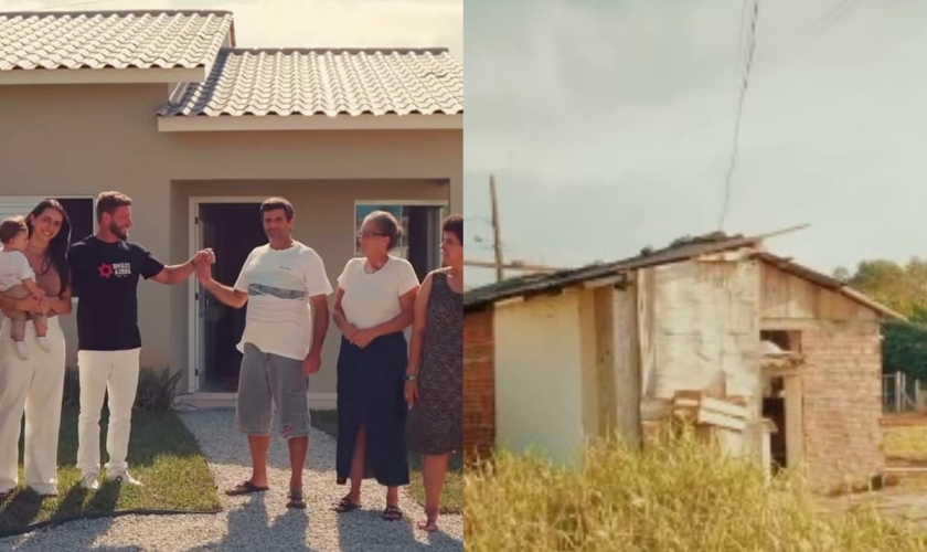 A Abba Pai Church forneceu uma moradia digna à família de 6 pessoas. (Foto: Reprodução/Instagram/Abba Pai Church).