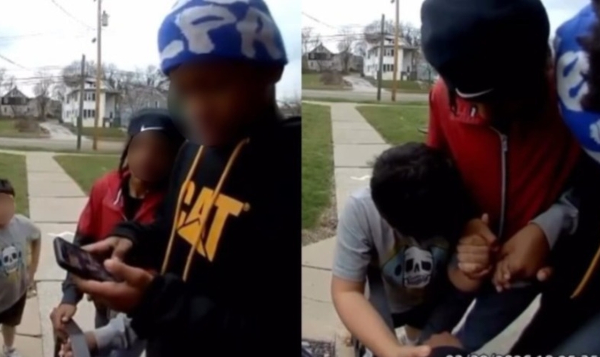 Os quatro meninos foram até uma igreja local e pediram oração. (Foto: Reprodução/Facebook/Ciera Walker).