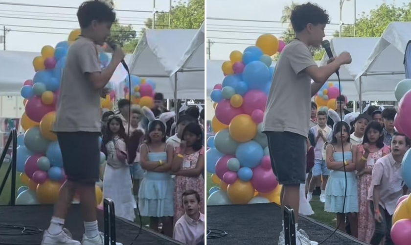 Carter pregando a Bíblia. (Foto: Reprodução/Instagram/Justice Coleman)