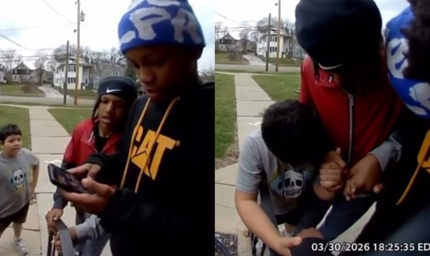 Os quatro meninos foram até uma igreja local e pediram oração. (Foto: Reprodução/Facebook/Ciera Walker).