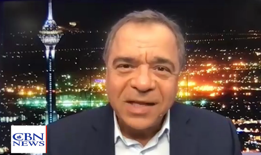 Reza Safa testemunha seu encontro com Deus. (Captura de tela / CBN News)