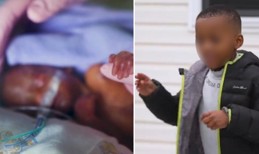 Samuel sobreviveu a várias complicações médicas. (Foto: Reprodução/CBN News)