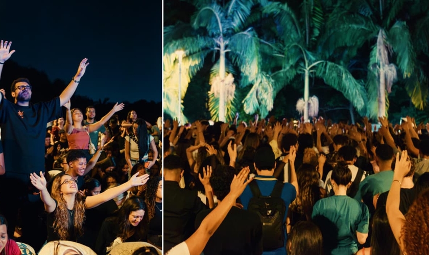 Culto do Dunamis Pockets na USP. (Foto: Dunamis Pockets).