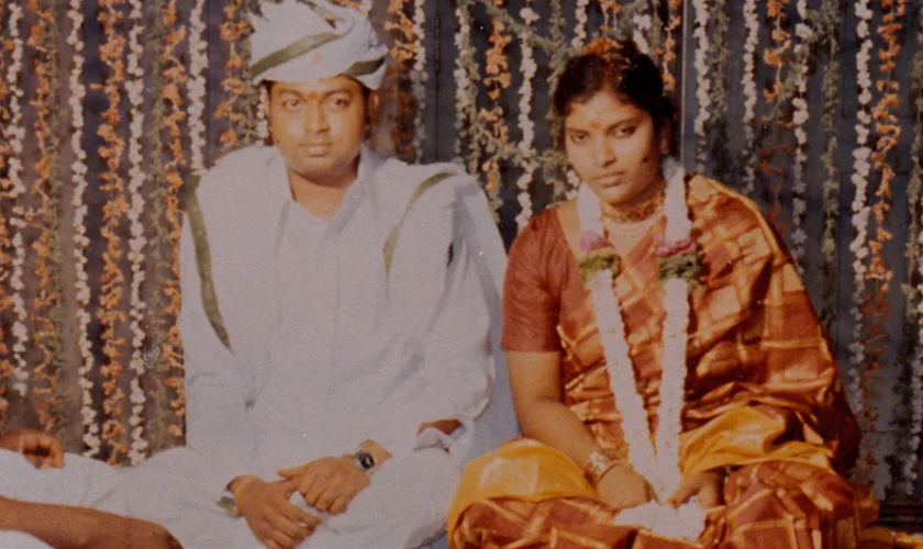 Casal cristão secreto em cerimônia de casamento hindu. (Foto: arquivo pessoal)