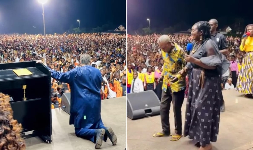 A “Campanha Jesus que cura” está acontecendo nesta semana no Congo. (Foto: Reprodução/Instagram/Willem Fiege).