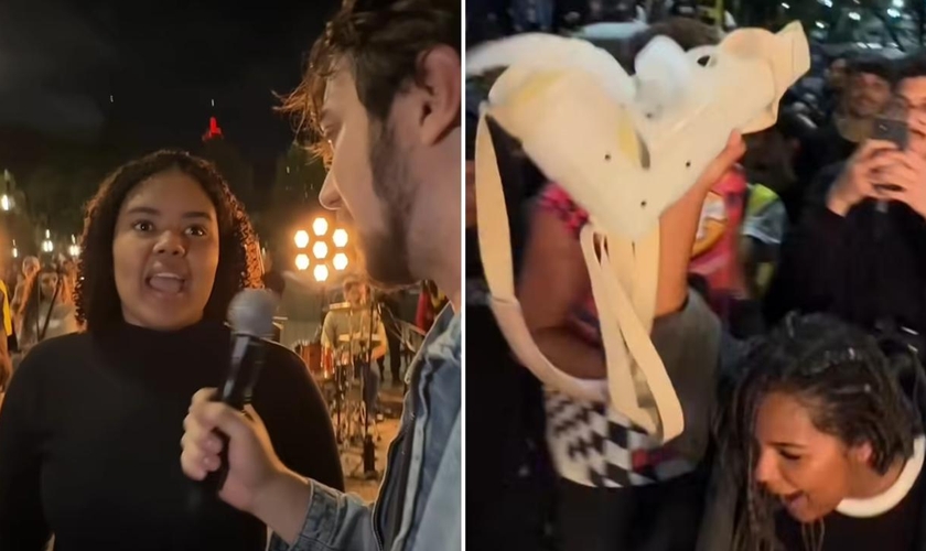 Muitos jovens foram curados no local. (Foto: Reprodução/Instagram/Luca Martini)