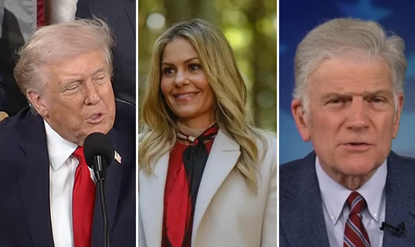 Trump, Candace C. Bure e Franklin Graham estão entre os que farão a leitura pública da Bíblia. (Fotos: Casa Branca / Great American Media / AEBG)