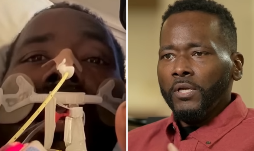 O ator Quinton Aaron, de ‘Um Sonho Possível’, fala abertamente sobre internação e visão de Jesus. (Captura de tela/YouTube/Good Morning America)