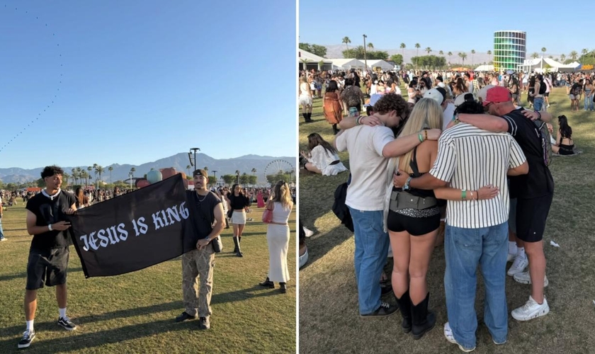 Centenas de pessoas se entregaram a Jesus durante o festival. (Foto: Reprodução/Instagram/Philip Renner)