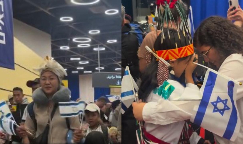 Os recém-chegados foram recebidos com festa em Israel. (Foto: Reprodução/Instagram/Ministry of Aliyah and Integration).