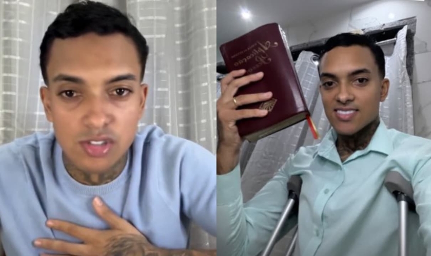 O MC Brinquedo anunciou sua conversão a Jesus. (Foto: Reprodução/Instagram/MC Brinquedo).