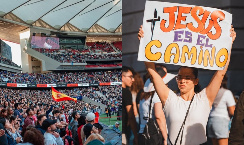O evento "The Change" atraiu 40 mil pessoas ao estádio Riyadh Air Metropolitano. (Foto: Instagram/The Change).