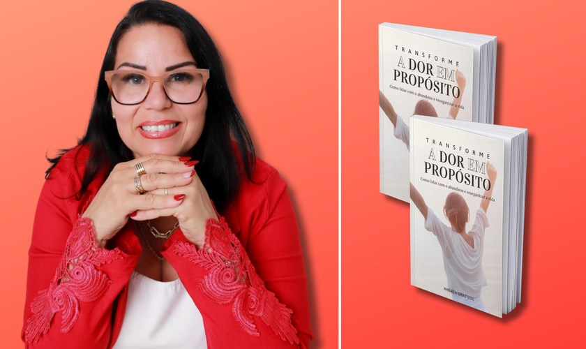 Andrea Grativol relata em livro como superou feridas emocionais e encontrou propósito. (Foto: Arquivo pessoal)
