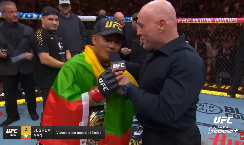 Joshua Van. (Foto: Reprodução/YouTube/UFC Brasil).
