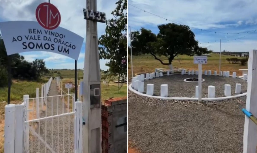 O espaço ao ar livre foi inaugurado pela igreja Somos Um em Botucatu (SP). (Foto: Reprodução/Instagram/somosumbotucatu).