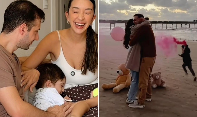 Noah com a família. (Foto: Reprodução/Instagram/Tamara de Freitas)
