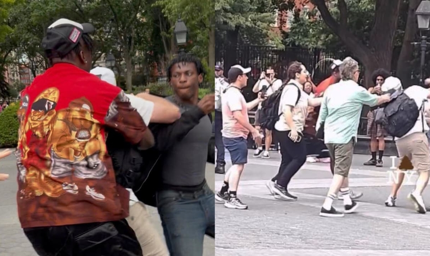 Benjamin Schettler foi atacado em Nova York. (Foto: Reprodução/X/Benjamin Schettler).
