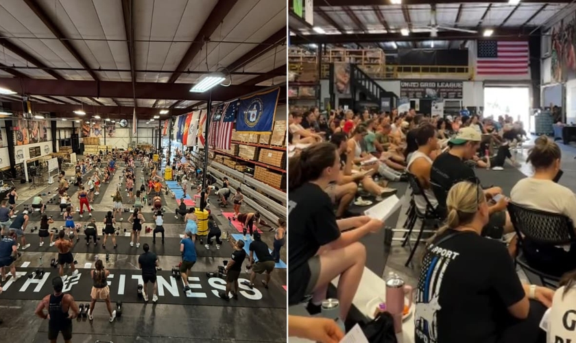 Os encontros “Faith & Fitness” unem exercício físico e fé. (Foto: Instagram/Faith & Fitness Ministry).
