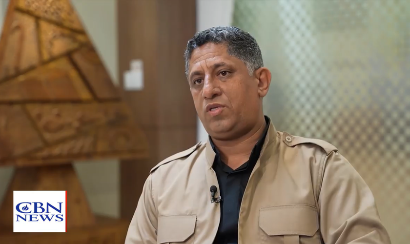 Pastor Nihad, do Ministério Curdo. (Captura de tela/CBN News)