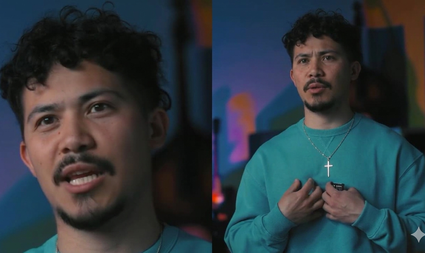 O jovem foi evangelizado e teve um encontro com Deus, na Suécia. (Foto: Reprodução/Instagram/Casa Estúdio/Jocum Brasil).