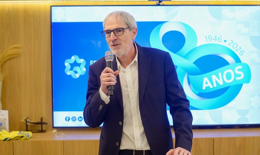 Rafael Erdreich recebeu homenagem como cônsul-geral de Israel em São Paulo. (Foto: Felipe Araújo)